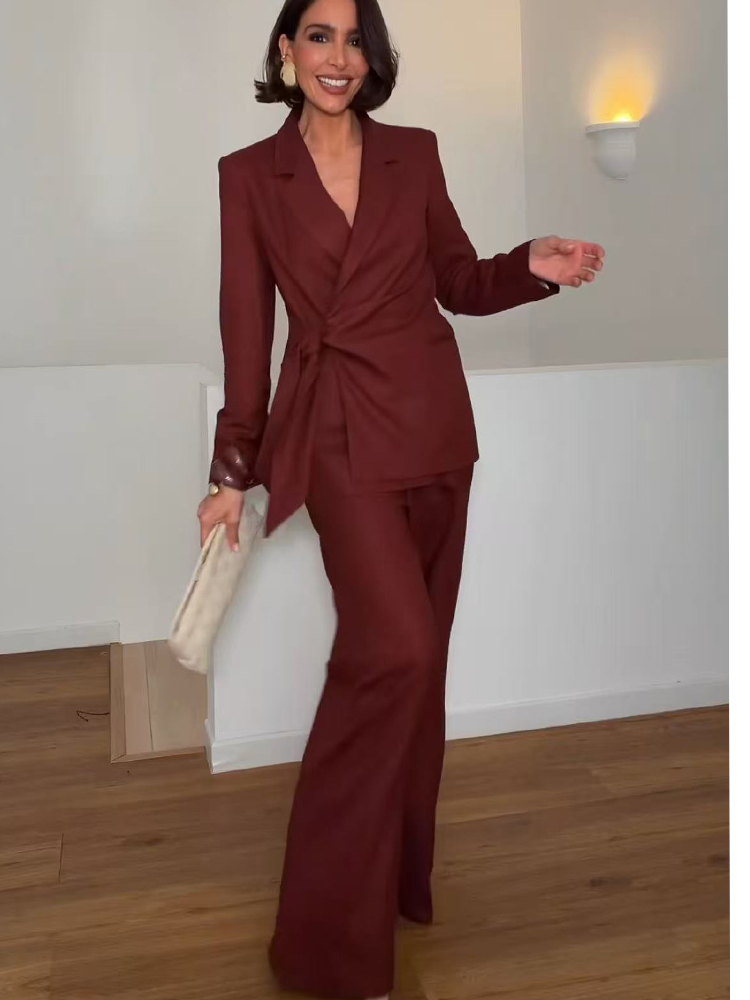 ファッションオフィスレディースブレザーパンツスーツエレガント - Women Formal Wear Blazers のレビューと価格