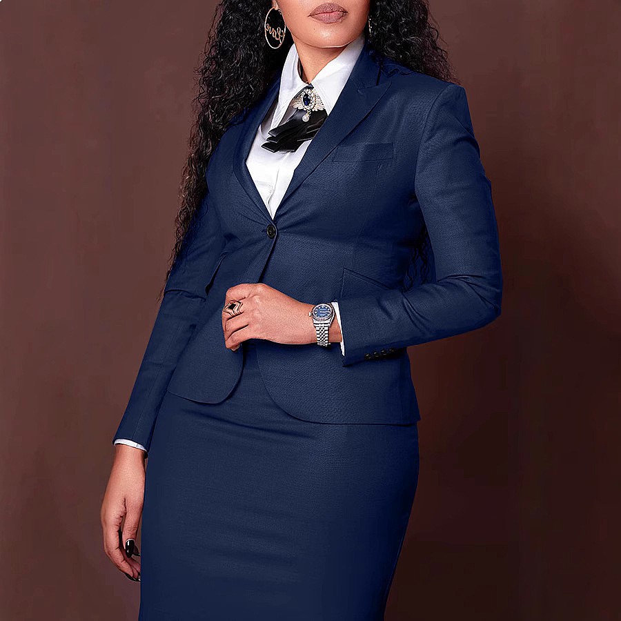 レディース ブレザー スーツ セット 長袖 ブレザー ペンシ - Women Formal Wear Blazers のレビューと価格