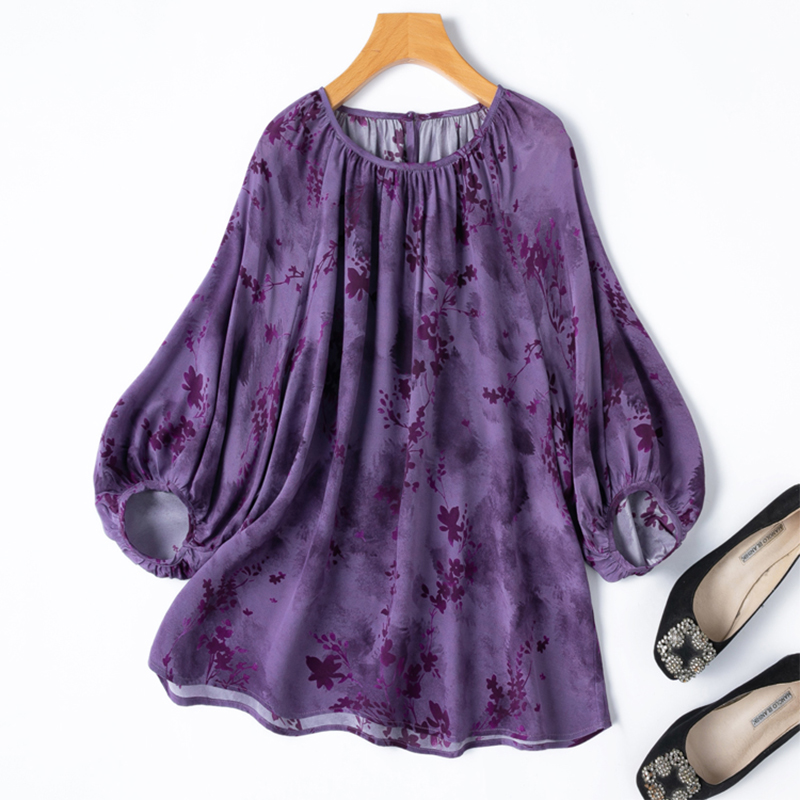 レディースシルクブラウス 100% マルベリークレープシルク - Silk Blouse Button のレビューと価格