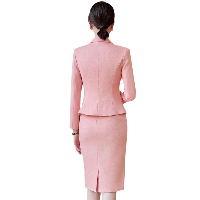 エレガントなフォーマルドレススーツ,オレンジ,青,ピンク,ダ - Women Formal Wear Blazers のレビューと価格