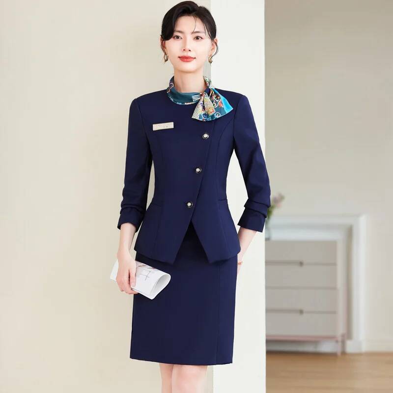 プラスサイズのフォーマルでエレガントなスタイルのパンツスーツ - Women Formal Wear Blazers のレビューと価格