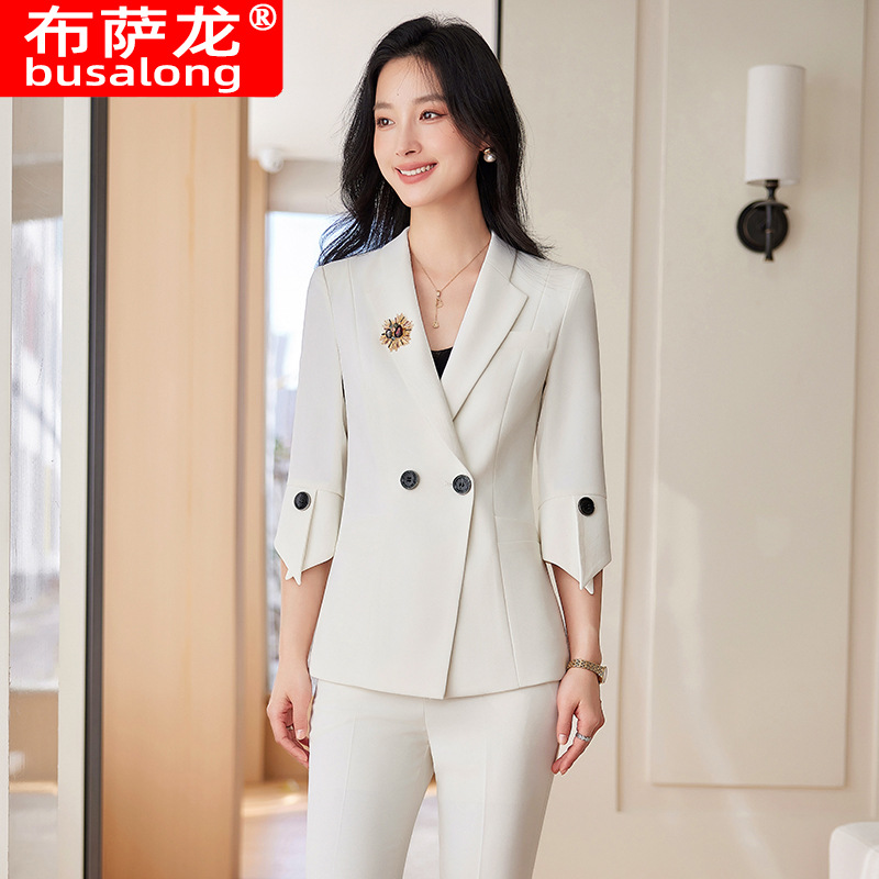 春夏新作 イエロー スーツセット レディース おしゃれ エレ - Women Formal Wear Blazers のレビューと価格