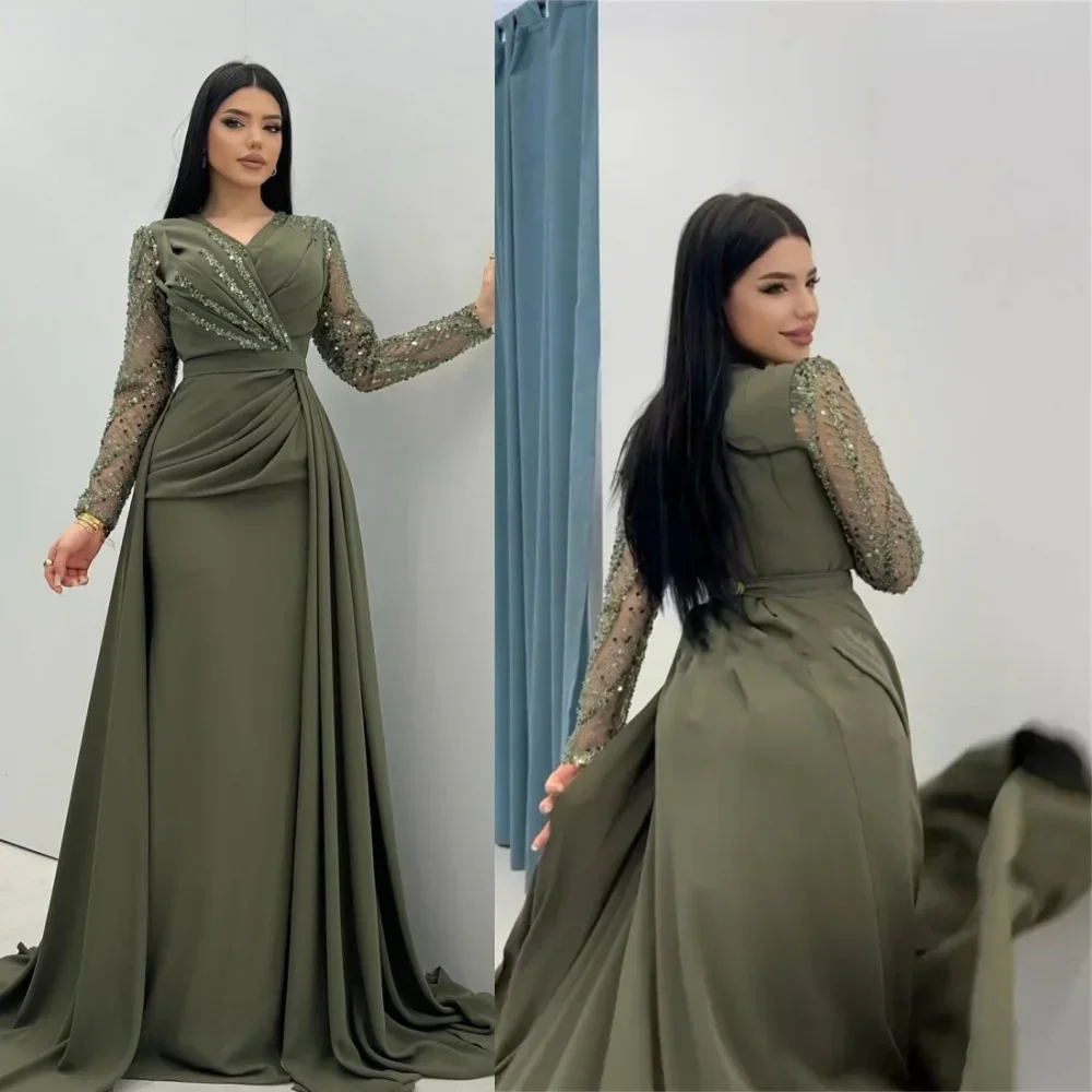 カスタマイズされたプロムドレス高級ビーズスパンコールイブニン - Women Luxury Formal Wear のレビューと価格